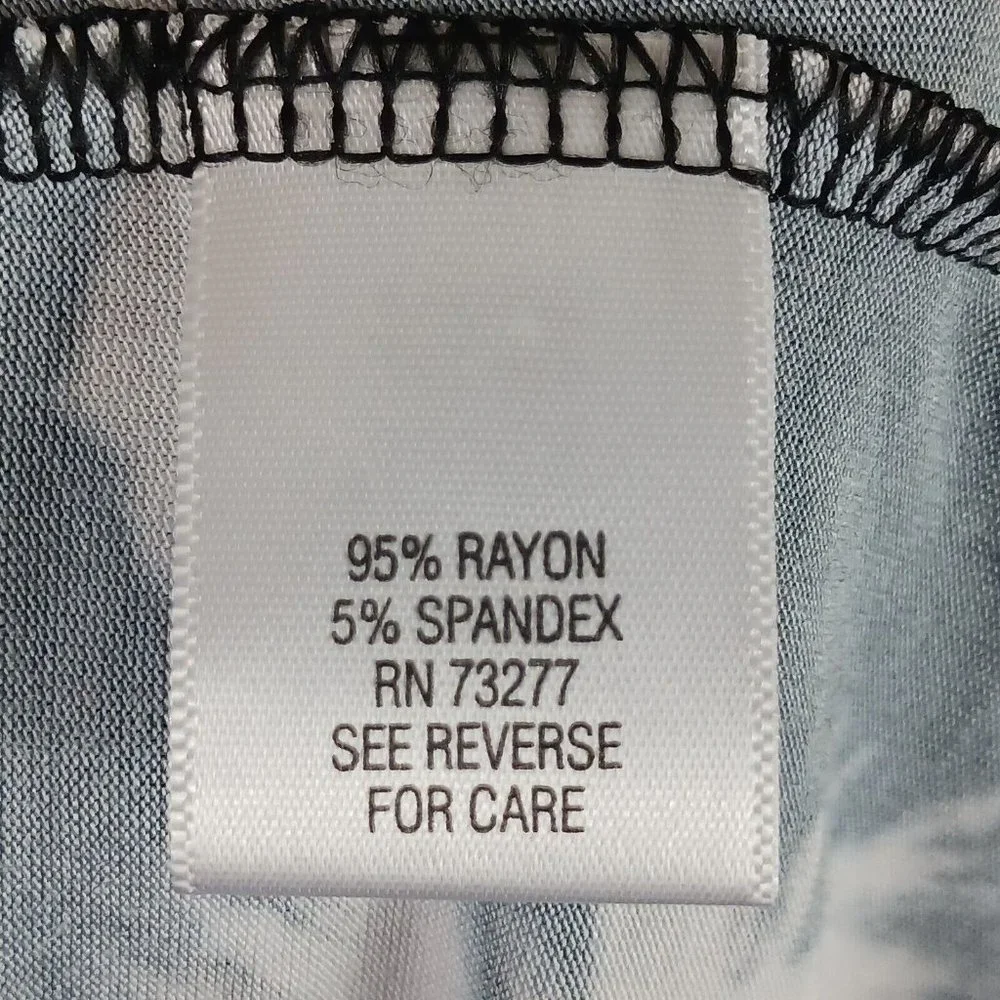 Apt 9 Womens Long Maxi Floral Dress Sleeveless Black White Size PM Petite Summer - Picture 5 of 9